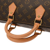 LOUIS VUITTON ルイヴィトン モノグラム スピーディ 35 ブラウン M41524 レディース モノグラムキャンバス ハンドバッグ Bランク 中古 銀蔵
