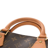 LOUIS VUITTON ルイヴィトン モノグラム スピーディ 35 ブラウン M41524 レディース モノグラムキャンバス ハンドバッグ Bランク 中古 銀蔵