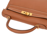 HERMES エルメス ケリー 32 内縫い 2WAY ゴールド □J刻印(2006年頃) レディース スイフト ハンドバッグ ABランク 中古 銀蔵