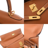 HERMES エルメス ケリー 32 内縫い 2WAY ゴールド □J刻印(2006年頃) レディース スイフト ハンドバッグ ABランク 中古 銀蔵