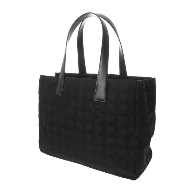 CHANEL シャネル ニュートラベルライン トート MM ブラック A15991 レディース ナイロン ハンドバッグ ABランク 中古 銀蔵
