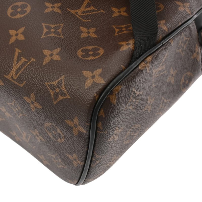 LOUIS VUITTON ルイヴィトン モノグラムマカサー ジョッシュ NV ブラウン/ブラック M45349 メンズ モノグラムキャンバス リュック・デイパック Aランク 中古 銀蔵