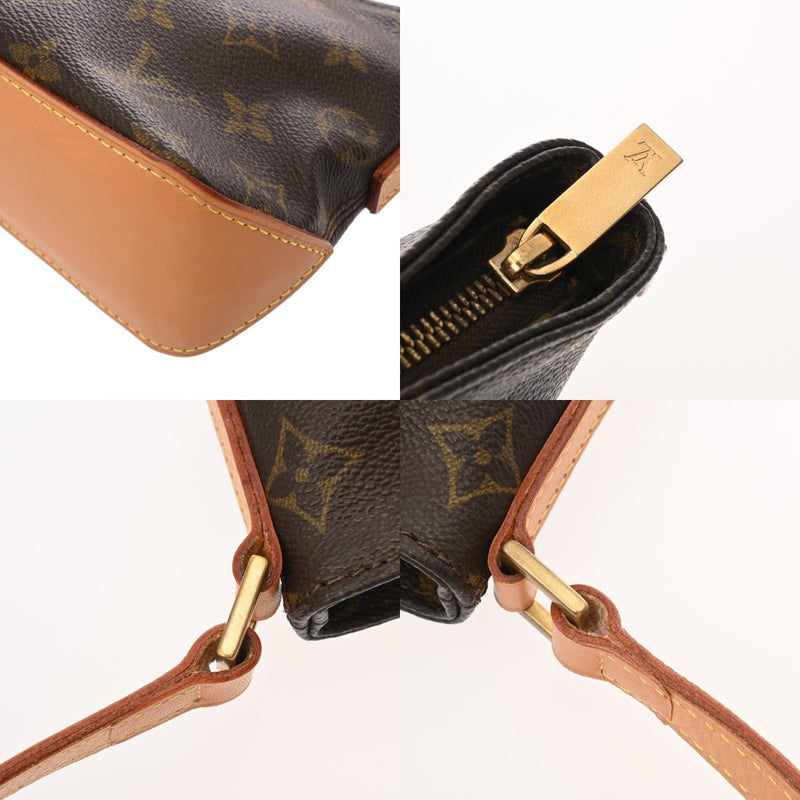 LOUIS VUITTON ルイヴィトン モノグラム トロター ブラウン M51240 レディース モノグラムキャンバス ショルダーバッグ ABランク 中古 銀蔵