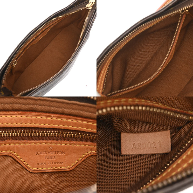 LOUIS VUITTON ルイヴィトン モノグラム トロター ブラウン M51240 レディース モノグラムキャンバス ショルダーバッグ ABランク 中古 銀蔵