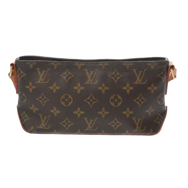 LOUIS VUITTON ルイヴィトン モノグラム トロター ブラウン M51240 レディース モノグラムキャンバス ショルダーバッグ ABランク 中古 銀蔵