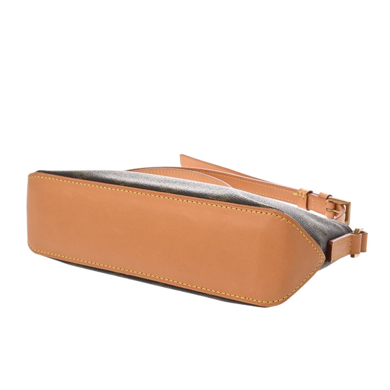 LOUIS VUITTON ルイヴィトン モノグラム トロター ブラウン M51240 レディース モノグラムキャンバス ショルダーバッグ ABランク 中古 銀蔵