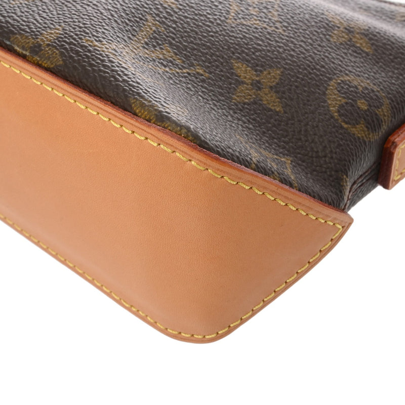 LOUIS VUITTON ルイヴィトン モノグラム トロター ブラウン M51240 レディース モノグラムキャンバス ショルダーバッグ ABランク 中古 銀蔵