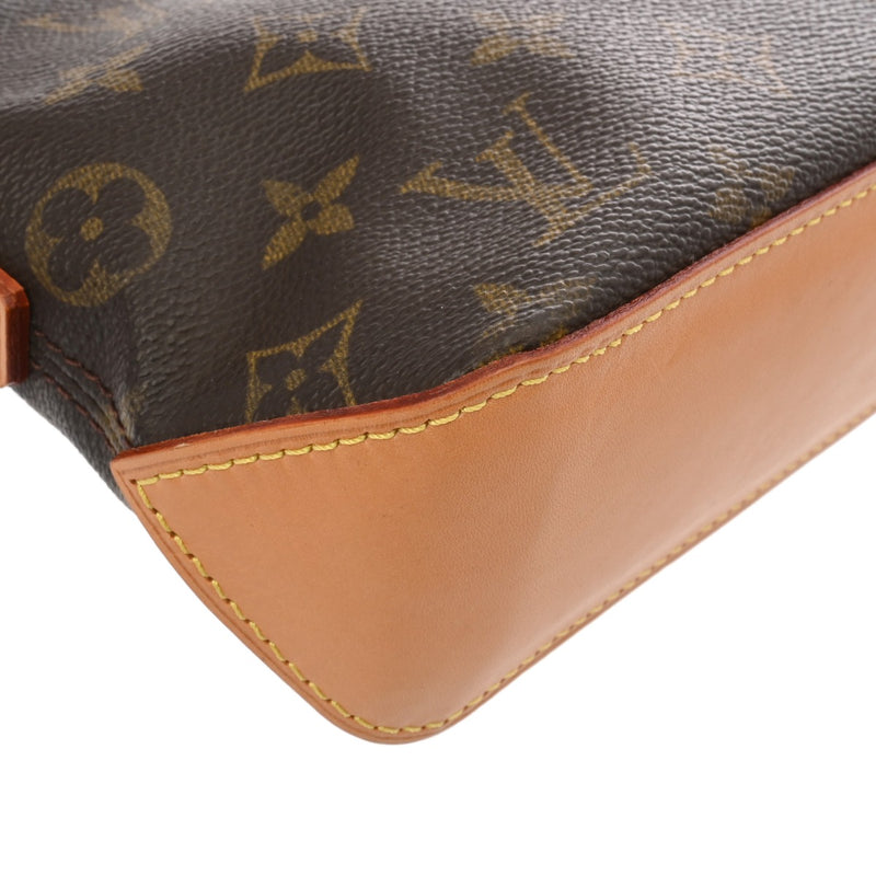 LOUIS VUITTON ルイヴィトン モノグラム トロター ブラウン M51240 レディース モノグラムキャンバス ショルダーバッグ ABランク 中古 銀蔵