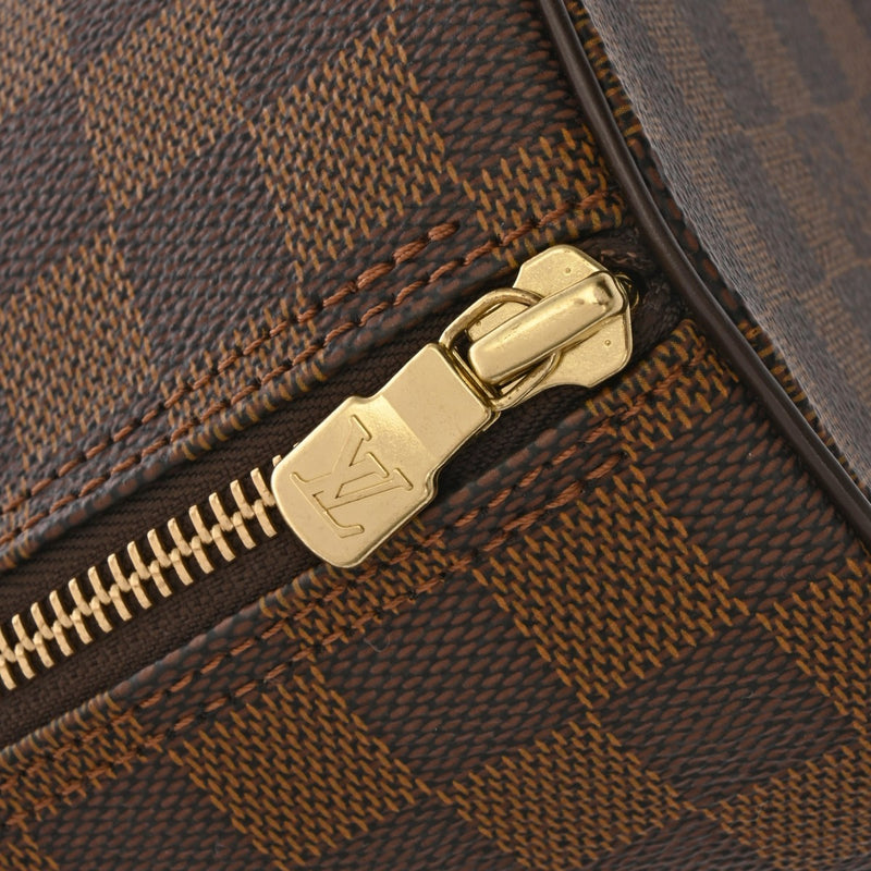 LOUIS VUITTON ルイヴィトン ダミエ パピヨン GM ブラウン N51303 レディース ダミエキャンバス ハンドバッグ Aランク 中古 銀蔵