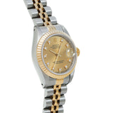 ロレックス デイトジャスト 69173G X番(1991年頃製造) シャンパン/ダイヤモンド レディース 腕時計 自動巻き 中古 銀蔵