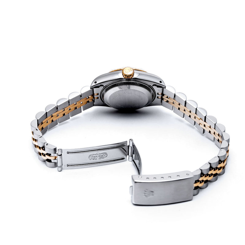 ロレックス デイトジャスト 69173G X番(1991年頃製造) シャンパン/ダイヤモンド レディース 腕時計 自動巻き 中古 銀蔵