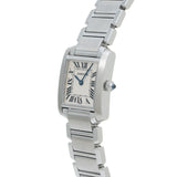 カルティエ タンク フランセーズ SM W51008Q3 ホワイト レディース 腕時計 クォーツ 中古 銀蔵