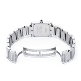 カルティエ タンク フランセーズ SM W51008Q3 ホワイト レディース 腕時計 クォーツ 中古 銀蔵