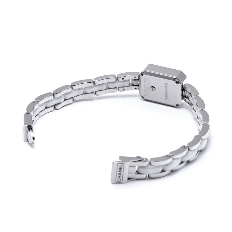 シャネル プルミエール ベゼルダイヤ H2132 ホワイトラッカー レディース 腕時計 クォーツ 中古 銀蔵