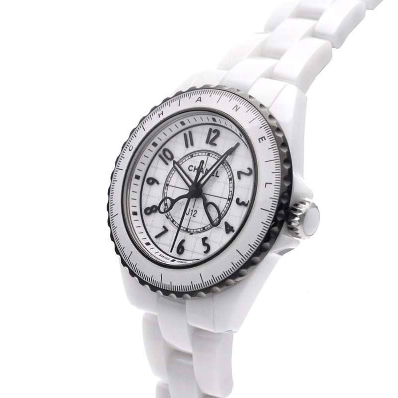 シャネル J12 クチュール 33mm H9763 ホワイト レディース 腕時計 クォーツ 中古 銀蔵