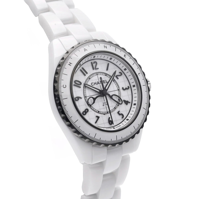 シャネル J12 クチュール 33mm H9763 ホワイト レディース 腕時計 クォーツ 中古 銀蔵