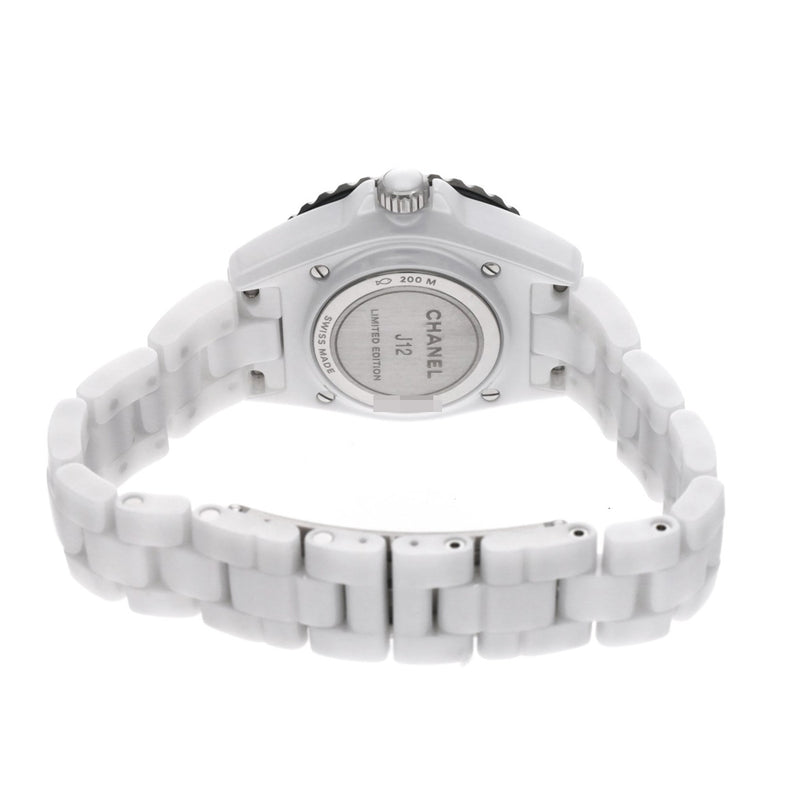 シャネル J12 クチュール 33mm H9763 ホワイト レディース 腕時計 クォーツ 中古 銀蔵