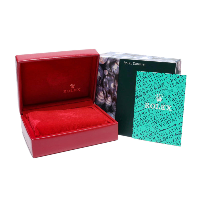 ロレックス デイトジャスト 10Pダイヤ 79173G K番(2001年頃製造) シャンパンコンピュータ/ダイヤモンド レディース 腕時計 自動巻き 中古 銀蔵