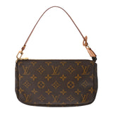 LOUIS VUITTON ルイヴィトン モノグラム ポシェット アクセソワール ブラウン M51980 レディース モノグラムキャンバス アクセサリーポーチ ABランク 中古 銀蔵