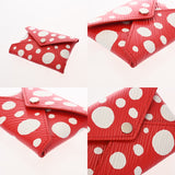 LOUIS VUITTON ルイヴィトン ポシェットキリガミ 草間彌生 コラボ マルチカラー M81959 レディース レザー アクセサリーポーチ Aランク 中古 銀蔵