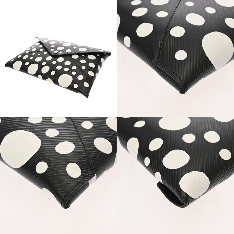 LOUIS VUITTON ルイヴィトン ポシェットキリガミ 草間彌生 コラボ マルチカラー M81959 レディース レザー アクセサリーポーチ Aランク 中古 銀蔵