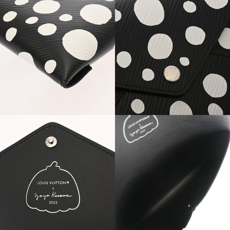 LOUIS VUITTON ルイヴィトン ポシェットキリガミ 草間彌生 コラボ マルチカラー M81959 レディース レザー アクセサリーポーチ Aランク 中古 銀蔵