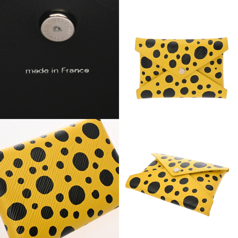 LOUIS VUITTON ルイヴィトン ポシェットキリガミ 草間彌生 コラボ マルチカラー M81959 レディース レザー アクセサリーポーチ Aランク 中古 銀蔵