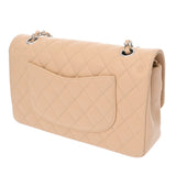 CHANEL シャネル マトラッセ チェーンショルダー Wフラップ 25cm ベージュ A01112 レディース キャビアスキン ショルダーバッグ 新同 中古 銀蔵