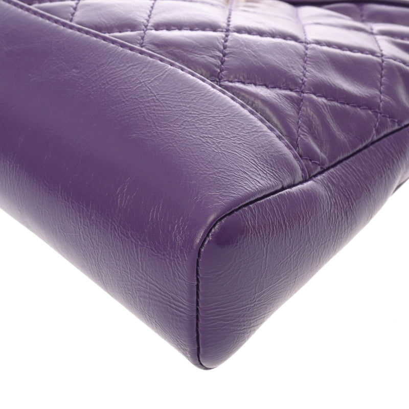 CHANEL シャネル マトラッセ シャネル31 パープル レディース シャイニーカーフスキン ショルダーバッグ 未使用 銀蔵