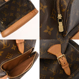 LOUIS VUITTON ルイヴィトン モノグラム モンスリ MM ブラウン M51136 レディース モノグラムキャンバス リュック・デイパック Bランク 中古 銀蔵
