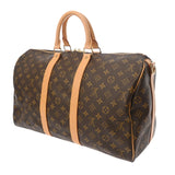 LOUIS VUITTON ルイヴィトン モノグラム キーポル バンドリエール 45 2WAY ブラウン M41418 ユニセックス モノグラムキャンバス ボストンバッグ ABランク 中古 銀蔵