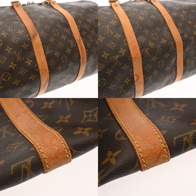 LOUIS VUITTON ルイヴィトン モノグラム キーポル バンドリエール 50 2WAY ブラウン M41416 ユニセックス モノグラムキャンバス ボストンバッグ Bランク 中古 銀蔵
