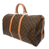 LOUIS VUITTON ルイヴィトン モノグラム キーポル バンドリエール 50 2WAY ブラウン M41416 ユニセックス モノグラムキャンバス ボストンバッグ Bランク 中古 銀蔵