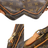 LOUIS VUITTON ルイヴィトン モノグラム ミニ ダヌーブ ブラウン M45268 レディース モノグラムキャンバス ショルダーバッグ Bランク 中古 銀蔵