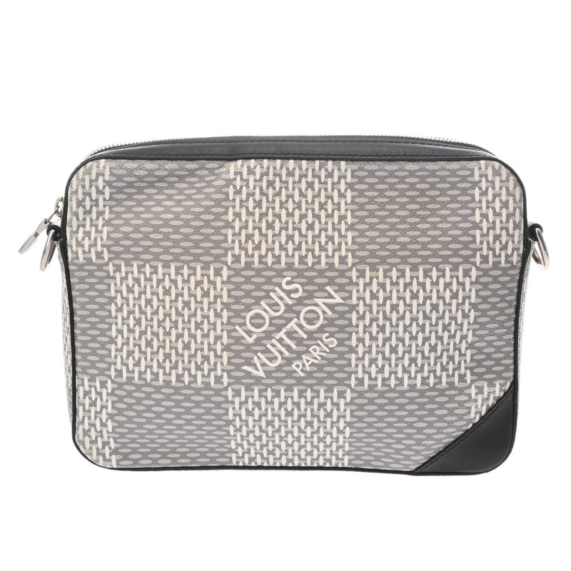 LOUIS VUITTON ルイヴィトン ダミエグラフィット3D トリオメッセンジャー アンタークティカ N50027 メンズ ダミエグラフィットキャンバス ショルダーバッグ ABランク 中古 銀蔵