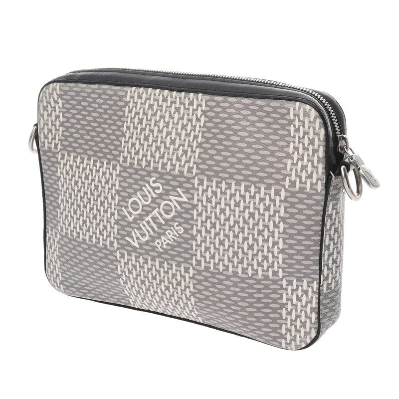 LOUIS VUITTON ルイヴィトン ダミエグラフィット3D トリオメッセンジャー アンタークティカ N50027 メンズ ダミエグラフィットキャンバス ショルダーバッグ ABランク 中古 銀蔵