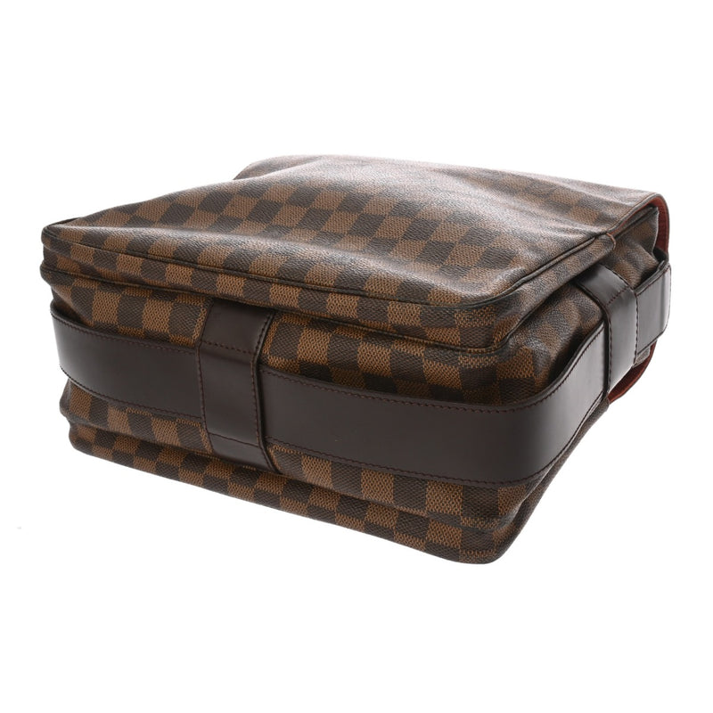 LOUIS VUITTON ルイヴィトン ダミエ ナヴィグリオ ブラウン N45255 ユニセックス ダミエキャンバス ショルダーバッグ Bランク 中古 銀蔵