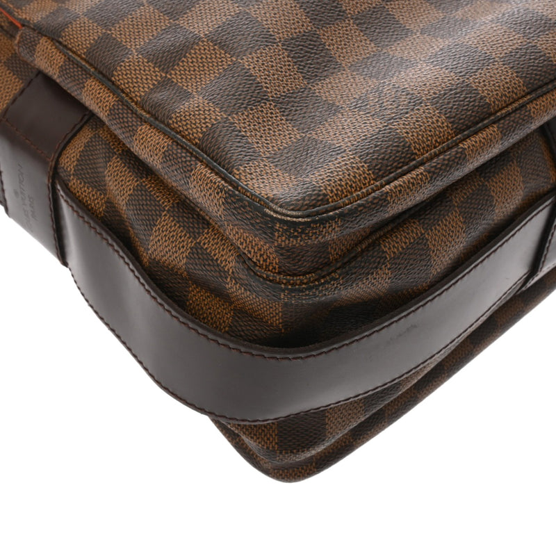 LOUIS VUITTON ルイヴィトン ダミエ ナヴィグリオ ブラウン N45255 ユニセックス ダミエキャンバス ショルダーバッグ Bランク 中古 銀蔵