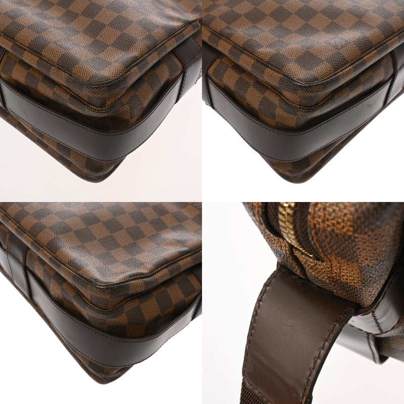LOUIS VUITTON ルイヴィトン ダミエ ナヴィグリオ ブラウン N45255 ユニセックス ダミエキャンバス ショルダーバッグ Bランク 中古 銀蔵