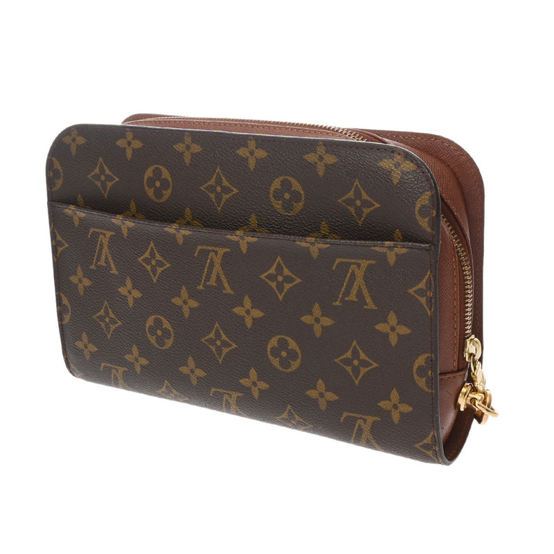 LOUIS VUITTON ルイヴィトン モノグラム オルセー ブラウン M51790 レディース モノグラムキャンバス セカンドバッグ ABランク 中古 銀蔵