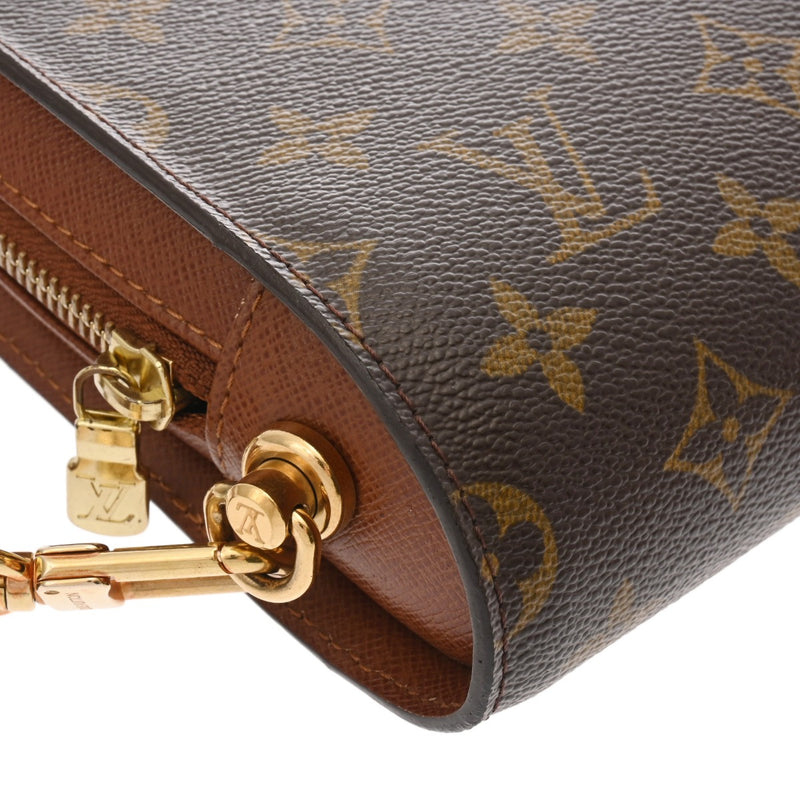 LOUIS VUITTON ルイヴィトン モノグラム オルセー ブラウン M51790 レディース モノグラムキャンバス セカンドバッグ ABランク 中古 銀蔵