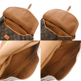 LOUIS VUITTON ルイヴィトン モノグラム ソミュール 30 ブラウン M42256 レディース モノグラムキャンバス ショルダーバッグ Bランク 中古 銀蔵