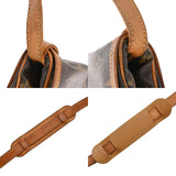 LOUIS VUITTON ルイヴィトン モノグラム ソミュール 30 ブラウン M42256 レディース モノグラムキャンバス ショルダーバッグ Bランク 中古 銀蔵