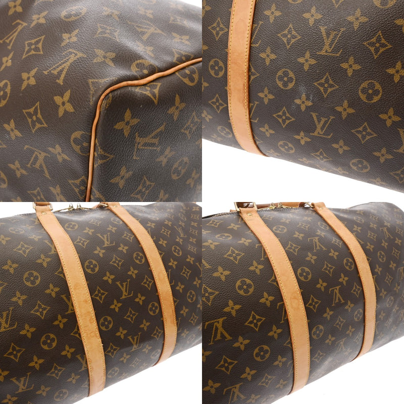 LOUIS VUITTON ルイヴィトン モノグラム キーポル 55 ブラウン M41424 ユニセックス モノグラムキャンバス ボストンバッグ Bランク 中古 銀蔵