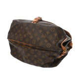 LOUIS VUITTON ルイヴィトン モノグラム ソミュール 35 ブラウン M42254 レディース モノグラムキャンバス ショルダーバッグ Bランク 中古 銀蔵