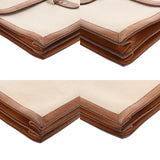 HERMES エルメス サック ア デペッシュ 38 エクリュ/フォーブ □E刻印(2001年頃) メンズ トワルアッシュ ヴォーバレニア ビジネスバッグ Bランク 中古 銀蔵