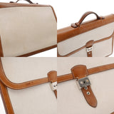 HERMES エルメス サック ア デペッシュ 38 エクリュ/フォーブ □E刻印(2001年頃) メンズ トワルアッシュ ヴォーバレニア ビジネスバッグ Bランク 中古 銀蔵