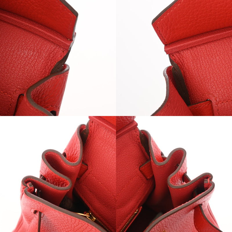 HERMES エルメス バーキン 30 ルージュトマト X刻印(2016年頃) レディース トリヨンクレマンス ハンドバッグ ABランク 中古 銀蔵