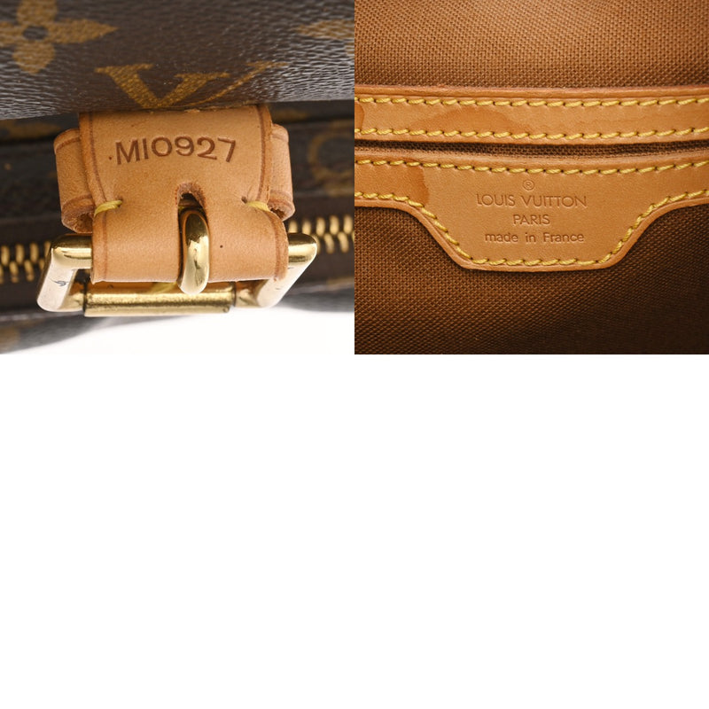 LOUIS VUITTON ルイヴィトン モノグラム モンスリ GM ブラウン M51135 ユニセックス モノグラムキャンバス リュック・デイパック Bランク 中古 銀蔵