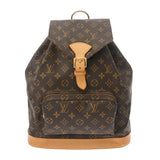 LOUIS VUITTON ルイヴィトン モノグラム モンスリ GM ブラウン M51135 ユニセックス モノグラムキャンバス リュック・デイパック Bランク 中古 銀蔵